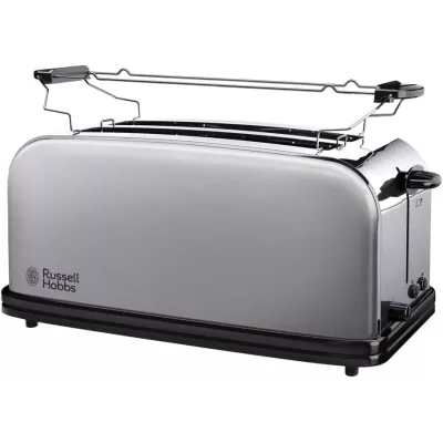 Тостер Russell Hobbs Oxford 1600Вт, довгі слоти на 4 тости, метал, сріблястий (23610-56)