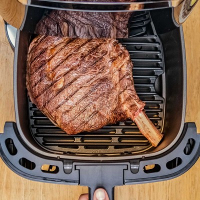 Мультипіч Tefal EasyFry&Grill XXL, 1830Вт, чаша-6.5л, сенсорне керув., 8 програм, пластик, чорно-синій (EY801410)