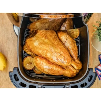 Мультипіч Tefal EasyFry&Grill XXL, 1830Вт, чаша-6.5л, сенсорне керув., 8 програм, пластик, чорно-синій (EY801410)