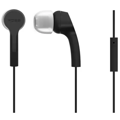 Навушники In-Ear Koss KEB9iK, 3.5 mini-jack, Mic, Чорний (192526.101)