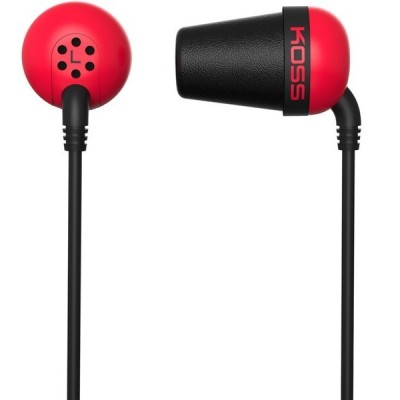 Навушники In-Ear Koss The Plug Noise Isolating, 3.5 mini-jack, Червоний (196768.101)