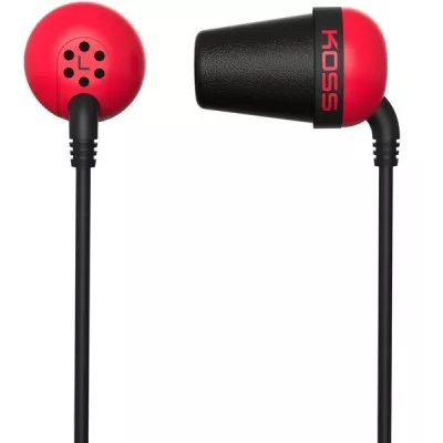 Навушники In-Ear Koss The Plug Noise Isolating, 3.5 mini-jack, Червоний (196768.101)