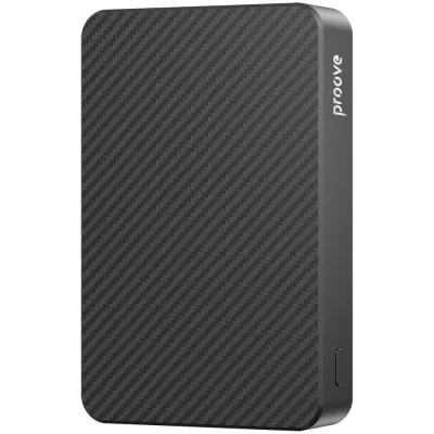 Зовнішній MagSafe Акумулятор Proove 10000mAh 22.5W Carbon Slim (PBCS22110001) black