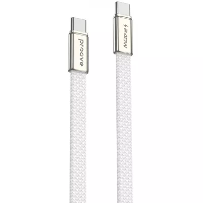Кабель Proove AirLine Type-C to Type-C 240W (1.5m) white (CCAI24002202)