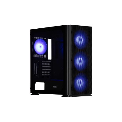 Корпус 2E GAMING Vertex GI01B без БЖ 2xUSB3.0, 1xUSBType-C, 3x140мм ARGB, 1x120мм ARGB, VGA 380мм, LCS ready, контролер з пульто