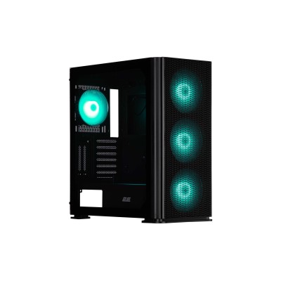 Корпус 2E GAMING Vertex GI01B без БЖ 2xUSB3.0, 1xUSBType-C, 3x140мм ARGB, 1x120мм ARGB, VGA 380мм, LCS ready, контролер з пульто
