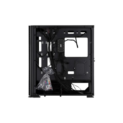 Корпус 2E GAMING Vertex GI01B без БЖ 2xUSB3.0, 1xUSBType-C, 3x140мм ARGB, 1x120мм ARGB, VGA 380мм, LCS ready, контролер з пульто