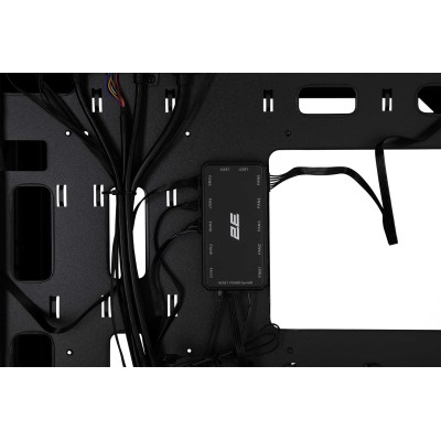 Корпус 2E GAMING Vertex GI01B без БЖ 2xUSB3.0, 1xUSBType-C, 3x140мм ARGB, 1x120мм ARGB, VGA 380мм, LCS ready, контролер з пульто