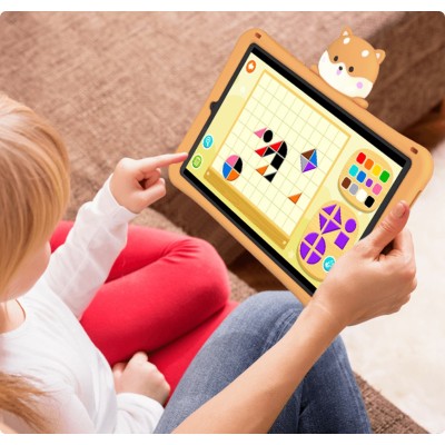 Планшет Doogee T20 mini Kids 8.4" 4ГБ, 128ГБ, LTE, 5060мА•г, Android, жовтий