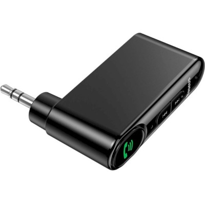 FM-трансмітер OS-Baseus BSBA-02 AUX Wireless Audio Receiver Black
