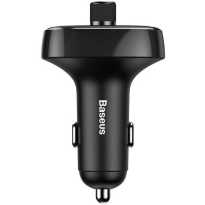FM-трансмітер OS-Baseus T Shaped S-09 Car Bluetooth MP3 Player Black