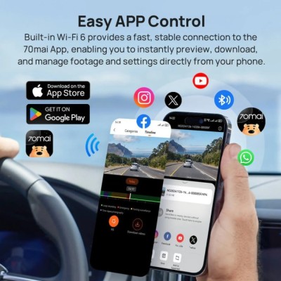 Відеореєстратор 70mai Dash Cam 4K A800SE