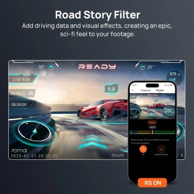 Відеореєстратор 70mai Dash Cam 4K A800SE-2 Set