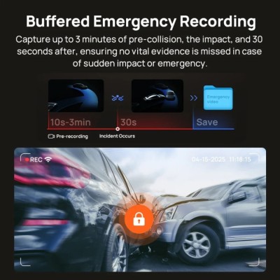 Відеореєстратор 70mai Dash Cam 4K T800-2 2562Gb Premium Set