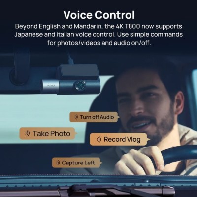 Відеореєстратор 70mai Dash Cam 4K T800-2 2562Gb Premium Set