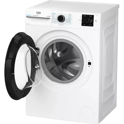 Пральна машина Beko фронтальна, 8кг, 1000, A, 55см, дисплей, інвертор, пара, білий (BM1WFSU38033WB)