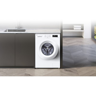Пральна машина LG фронтальна, 6кг, 1200, В, 44см, дисплей, пара, інвертор, білий (F2Y2NS3WE)