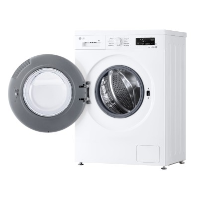 Пральна машина LG фронтальна, 6кг, 1200, В, 44см, дисплей, пара, інвертор, білий (F2Y2NS3WE)