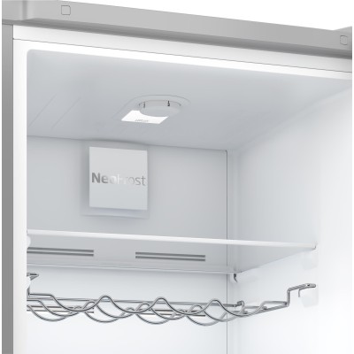 Холодильник Beko з нижн. мороз., 186x60x67, xолод.відд.-215л, мороз.відд.-109л, 2дв., E, NF, нержавіюча сталь (RCNA366K40XBN)