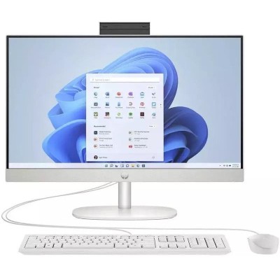 Моноблок HP All-in-One 23.8" FHD IPS AG, AMD R5-340 AI, 16GB, F512GB, UMA, WiFi, кл+м, Win11, білий (C31F5EA)
