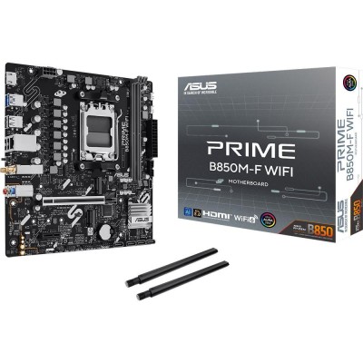 Материнcька плата ASUS PRIME B850M-F WIFI sAM5 B850 2xDDR5 M.2 HDMI Wi-Fi BT mATX (90MB1N80-M0EAY0)