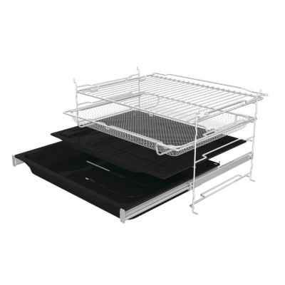 Духова шафа Gorenje електрична, 77л, A+, пара, дисплей, піроліз, готув. на різн рівнях, чорний (BPSA6138B)