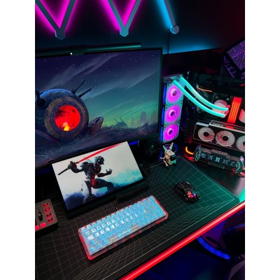 Миша GravaStar Mercury M2, BT/WL/USB-A, RGB, чорний (GRAVASTARM2_BLK)