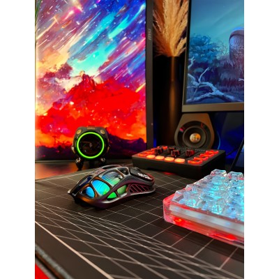 Миша GravaStar Mercury M2, BT/WL/USB-A, RGB, чорний (GRAVASTARM2_BLK)