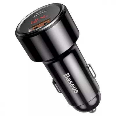 АЗП Baseus Magic Series Dual QC (CCMLC20A-01) black