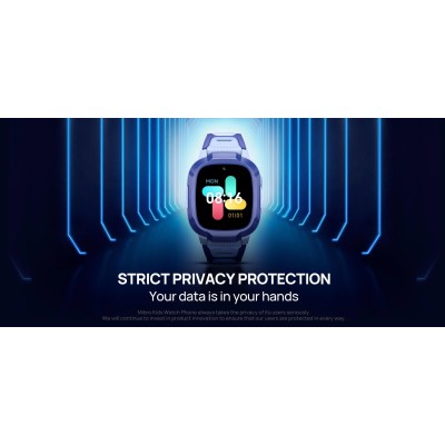 Дитячий годинник-телефон Mibro P6, 1.4", 240x280, GPS, 2MP, 900мА·год, 2АТM, синій