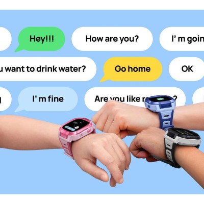 Дитячий годинник-телефон Mibro P6, 1.4", 240x280, GPS, 2MP, 900мА·год, 2АТM, синій