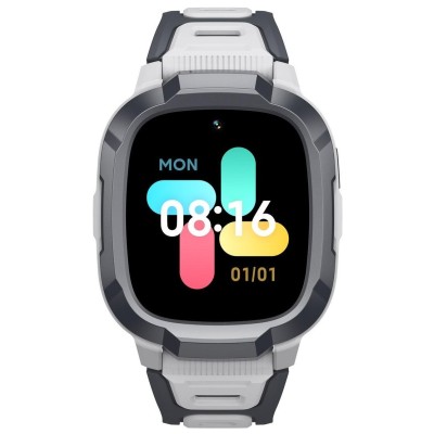 Дитячий годинник-телефон Mibro P6, 1.4", 240x280, GPS, 2MP, 900мА·год, 2АТM, сірий