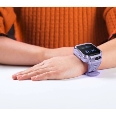 Дитячий годинник-телефон Mibro S1, 1.68", 360x390, GPS, 8MP+5MP, 900мА·год, 2АТM, лавандовий