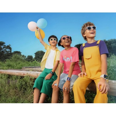 Дитячий годинник-телефон Mibro S1, 1.68", 360x390, GPS, 8MP+5MP, 900мА·год, 2АТM, лавандовий