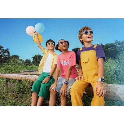 Дитячий годинник-телефон Mibro S1, 1.68", 360x390, GPS, 8MP+5MP, 900мА·год, 2АТM, пісочно-золотий