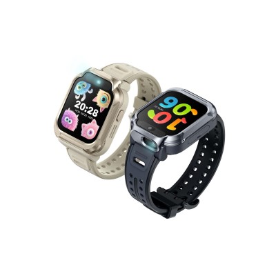 Дитячий годинник-телефон Mibro S1, 1.68", 360x390, GPS, 8MP+5MP, 900мА·год, 2АТM, сутінковий чорний