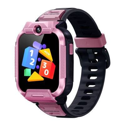 Дитячий годинник-телефон Mibro Z5, 1.69", 240x280, GPS, 2MP dual, 900мА·год, 2АТM, рожевий