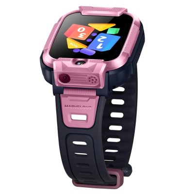 Дитячий годинник-телефон Mibro Z5, 1.69", 240x280, GPS, 2MP dual, 900мА·год, 2АТM, рожевий