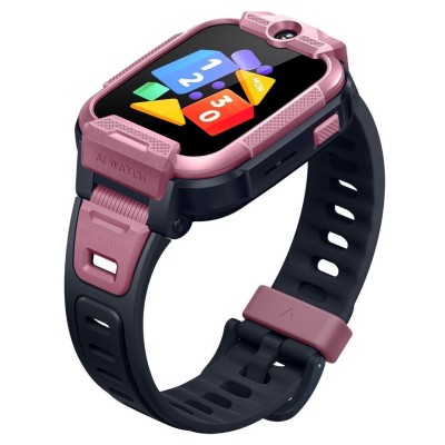 Дитячий годинник-телефон Mibro Z5, 1.69", 240x280, GPS, 2MP dual, 900мА·год, 2АТM, рожевий