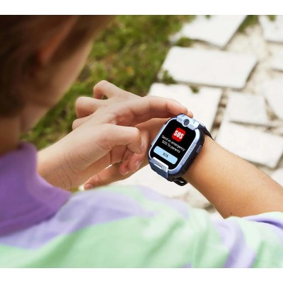 Дитячий годинник-телефон Mibro Z5, 1.69", 240x280, GPS, 2MP dual, 900мА·год, 2АТM, синій