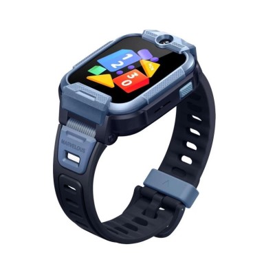 Дитячий годинник-телефон Mibro Z5, 1.69", 240x280, GPS, 2MP dual, 900мА·год, 2АТM, синій