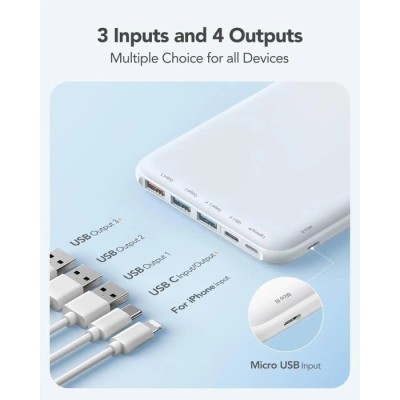 Зовн_АКБ Charmast W2002C 26800mAh 15W (B073FJ9X2J) чорний