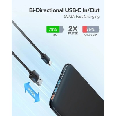 Зовн_АКБ Charmast W2002C 26800mAh 15W (B073FJ9X2J) чорний