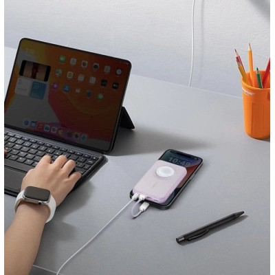 Зовн_АКБ VEGER V1171 10000mAh 20W (X001XES8EF) рожевий