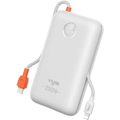 Зовн_АКБ VIYISI G2068 20000mAh 30W (X0020VJ17D) білий