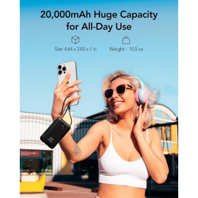 Зовн_АКБ VIYISI G2068 20000mAh 30W (X0020VLG5X)чорний