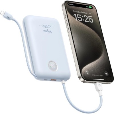 Зовн_АКБ VIYISI G2068 20000mAh 30W (X0020VPKNH) блакитний
