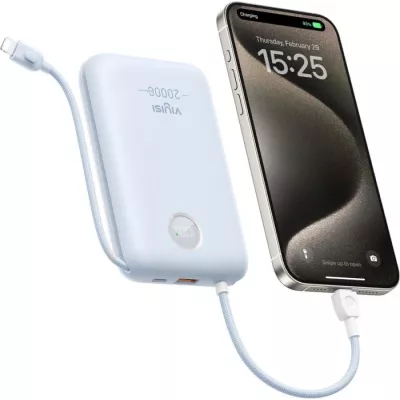 Зовн_АКБ VIYISI G2068 20000mAh 30W (X0020VPKNH) блакитний
