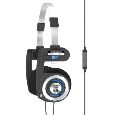 Навушники On-Ear Koss Porta Pro, 3.5 mini-jack, 1.2м, Mic, Чорний