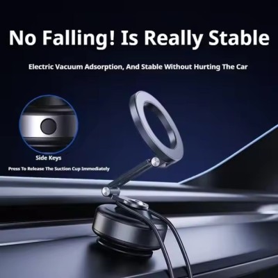 Автотримач BONERUY X93/X94 Vacuum Suction Magnetic Bracket чорний